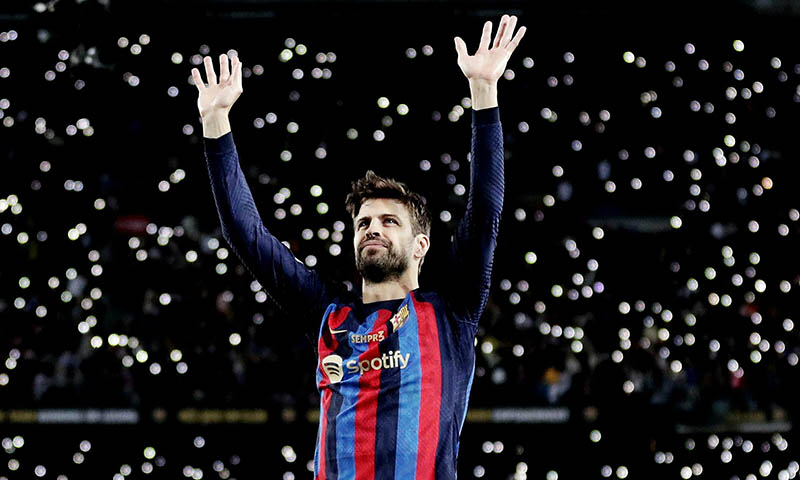 Piqué trong màu áo Barca